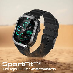 Promate SportFit Tough-Built Smart watch with BT Calling - Green
