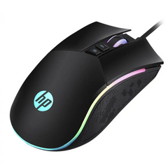 HP Wired Gaming Mouse, Black - M220