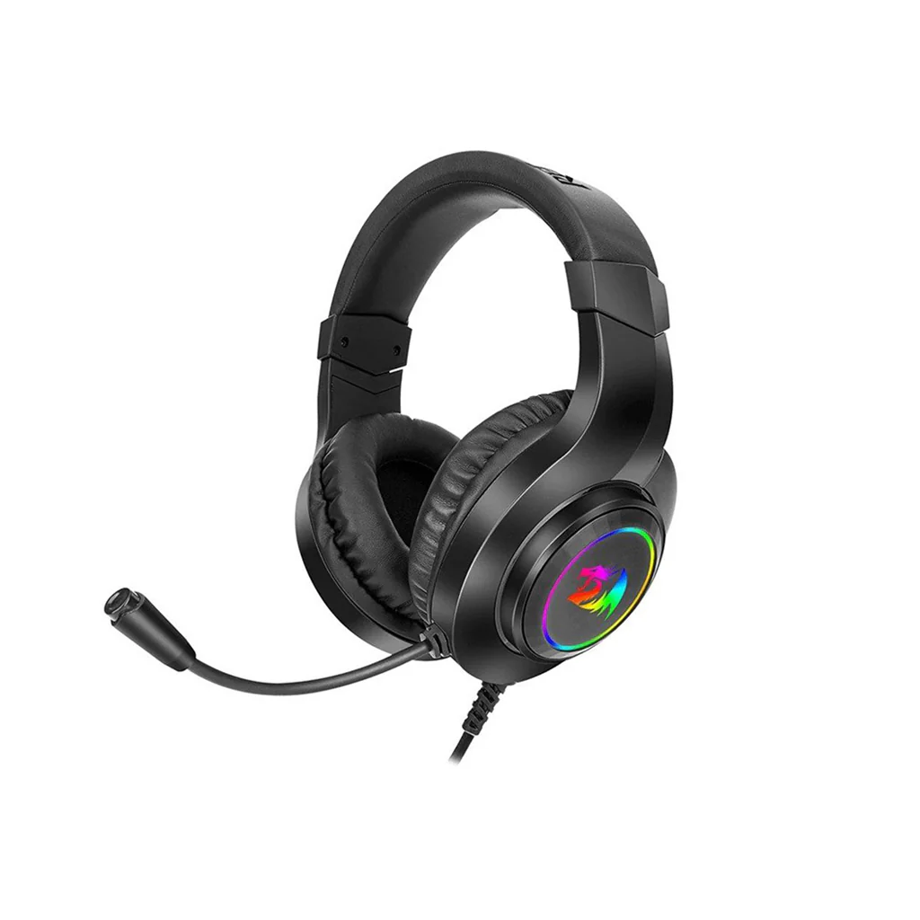 Redragon Hylas H371W-RGB USB 7.1 Surround Sound Gaming Headset - Black