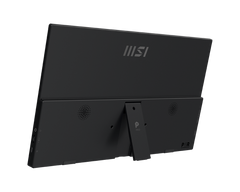 MSI PRO MP165 E6 15.6" FHD IPS Portable Monitor – USB-C, HDMI 2.0b, Built-in Speakers, Black