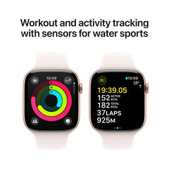Apple Watch Series 10 GPS 42Mm, Rose Gold Aluminium Case, Light Blush Sport, (Demo Unit) - 3N490Z/A/2