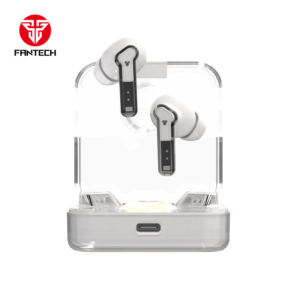 Fantech TWS TX3 GROOVE AURORA RGB Earbuds - White
