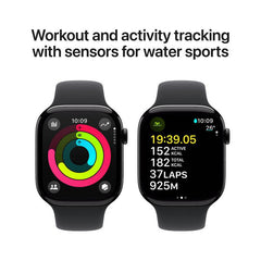 Apple Watch Series 10 GPS 46Mm, Jet Black Aluminium Case with Black Sport Band, (Demo Unit) - 3N496Z/A/4