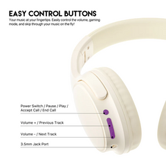 Fantech WH03-BT2 GO MOVE WIRELESS HEADSET - Beige