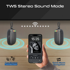 Promate Tingz CrystalSound 7W High-Definition Wireless Speaker - Black