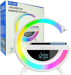 Wake-Up BT-3401 Light with Wireless Charger Bluetooth Speaker