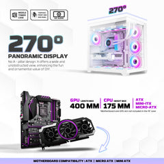 Fantech PC case for desktop computer builds and component installation