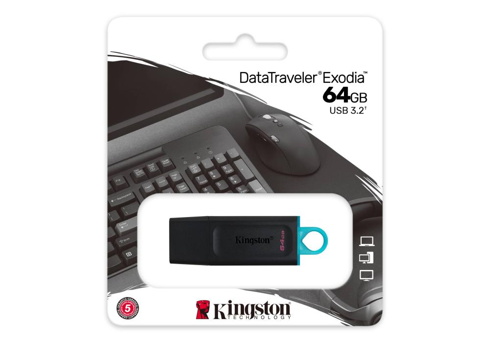 Kingston Flash 64GB DataTraveler Exodia - USB 3.2