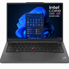 Lenovo ThinkPad E14 Gen 8 (2026) Intel® Ultra 7 Gen III 355 8-Core Busniess Class Laptop w/ IPS 300nits Display & WIFI 7 Wireless - Black