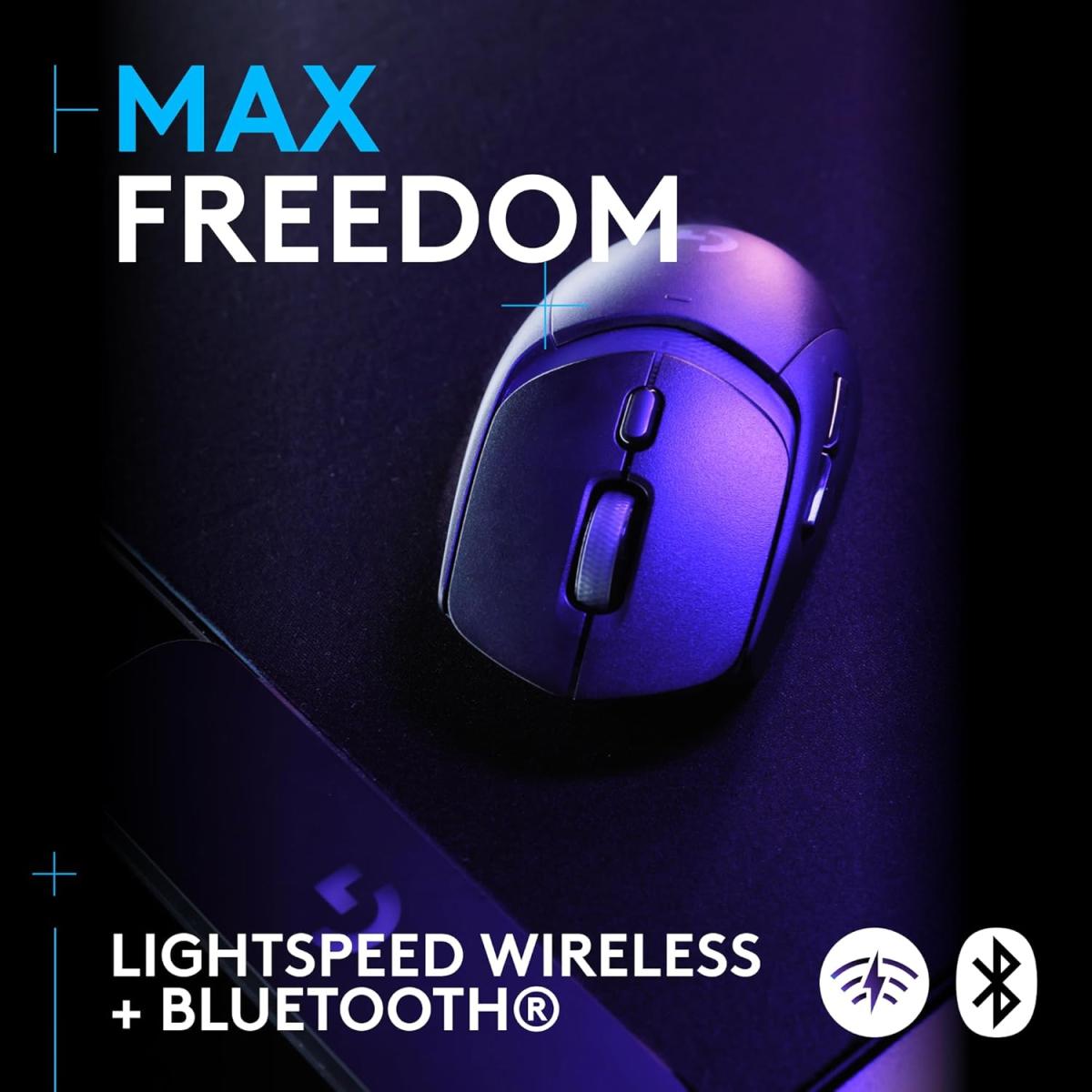 Logitech G309 Lightspeed Wireless Gaming Mouse, Lightweight, Lightforce Hybrid Switches, Hero 25k Sensor, 86g & 300+ Hr Battery Life With Aa Battery, 6 Programmable Buttons, Pc & Mac Black Logitech G309 Lightspeed Wireless Gaming Mouse, Lightweight, Lightforce Hybrid Switches, Hero 25k Sensor, 86g & 300+ Hr Battery Life With Aa Battery, 6 Programmable Buttons, Pc & Mac Black
