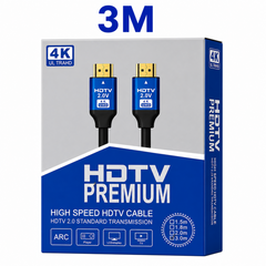 HDMI 2.0 Premium High-Speed 4K UHD Cable 3M with ARC Support | HDMI Cable