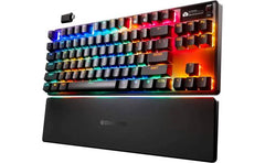 SteelSeries wireless mechanical gaming keyboard for computer setup