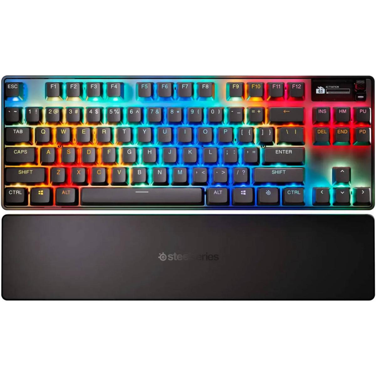 SteelSeries wireless mechanical gaming keyboard for computer setup