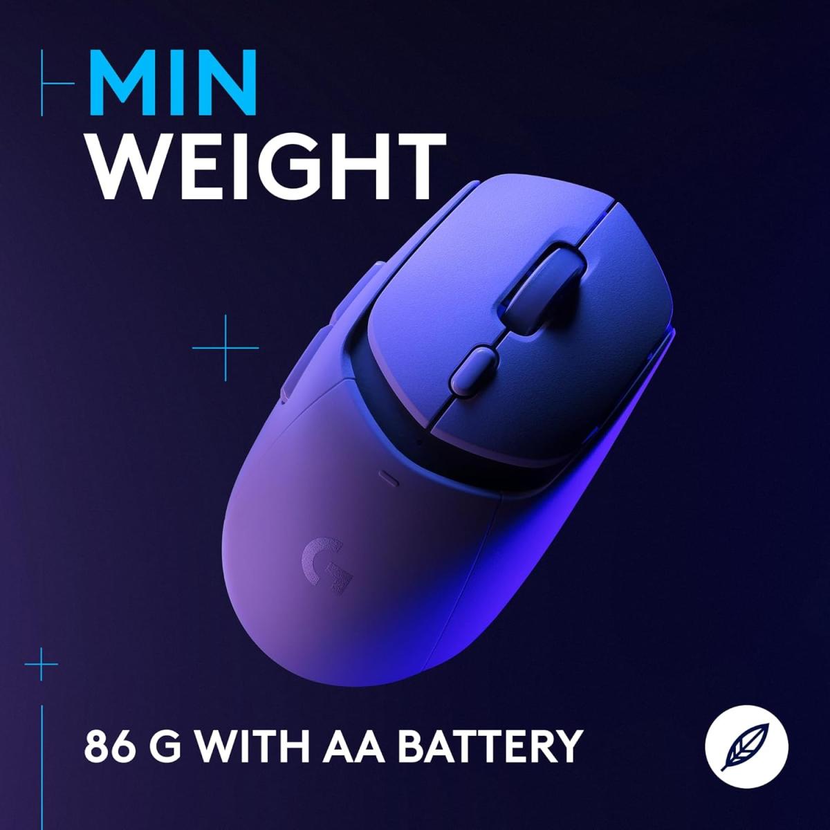 Logitech G309 Lightspeed Wireless Gaming Mouse, Lightweight, LIGHTFORCE Hybrid Switches, Hero 25K Sensor, 86g & 300+ hr Battery Life with AA Battery, 6 Programmable Buttons, PC & Mac -White Logitech G309 Lightspeed Wireless Gaming Mouse, Lightweight, LIGHTFORCE Hybrid Switches, Hero 25K Sensor, 86g & 300+ hr Battery Life with AA Battery, 6 Programmable Buttons, PC & Mac -White