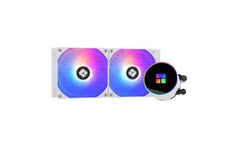 Thermalright Frozen Magic 240 White ARGB V2 CPU Liquid Cooler, High Performance AIO w/ 2x TL-C12W-S Fans, LGA1700