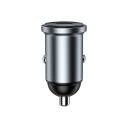 WiWU Wi‑CC030 Nano Lite 35W USB‑C plus USB Car, Aluminum alloy - Gray