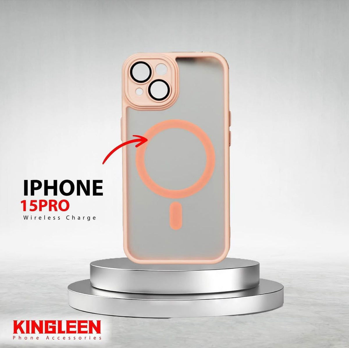 King Leen Cover iPhone 15Pro, Close Camera, Multicolour - IPH-PRO-cc