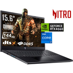 Acer Nitro V 15 (2023) Anv15 51 791w 13gen Intel Core I7 10 Cores W/ Ddr5 Memory & Nvidia Rtx 4060 8gb & 165hz Display Black - CompuMe