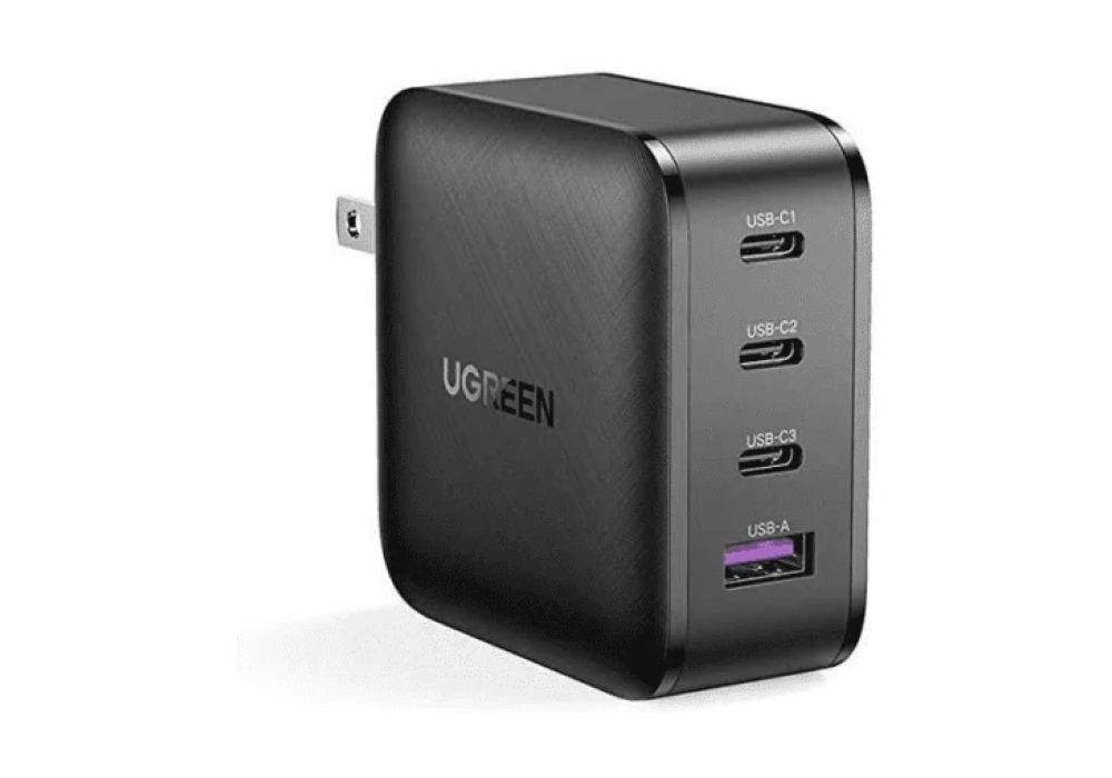 UGREEN CD226 Nexode 100W GaN 4-Port Fast Charger 3C1A PD 3.0 for MacBook Pro & Laptop EU Plug