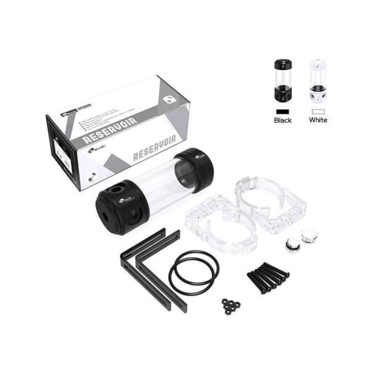 Bykski 50mm Cylindrical Reservoir - Black POM - 260mm Total Length (CT-POM-V2) Bykski 50mm Cylindrical Reservoir - Black POM - 260mm Total Length (CT-POM-V2)