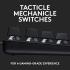 Logitech mechanical gaming keyboard for computer setup