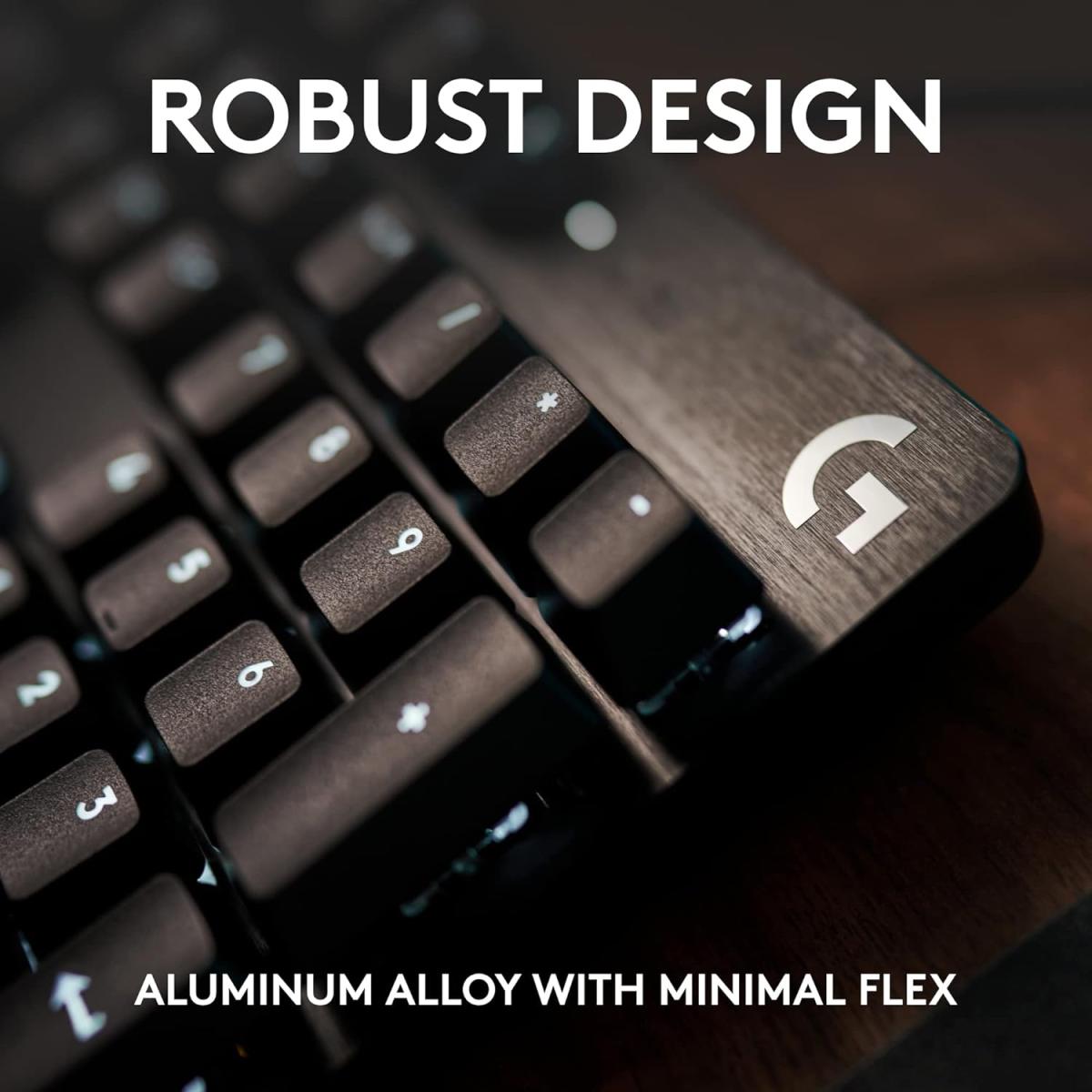 Logitech mechanical gaming keyboard for computer setup