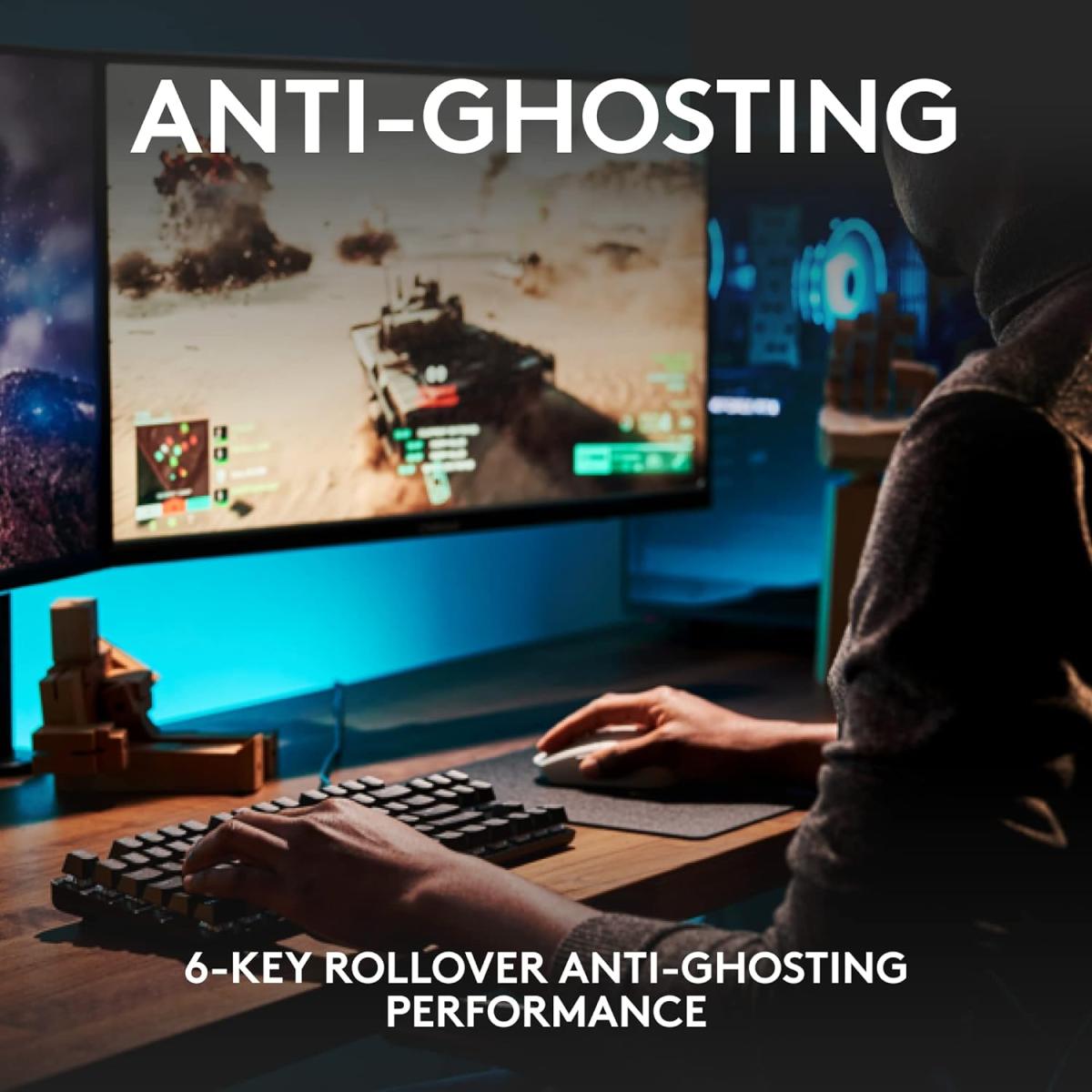 Logitech mechanical gaming keyboard for computer setup