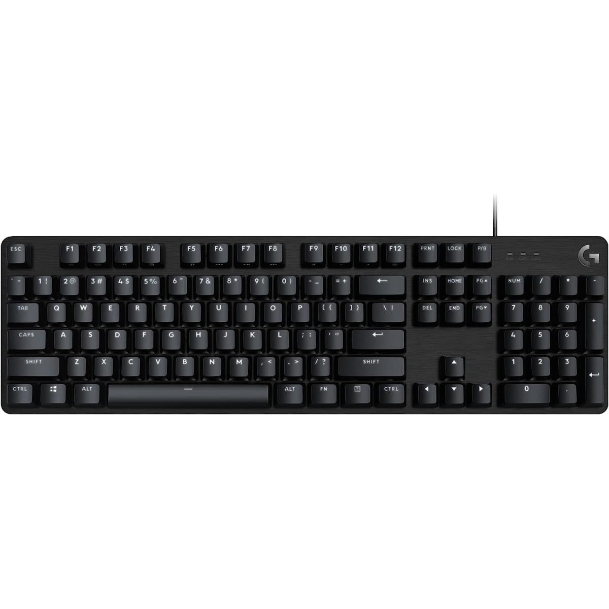 Logitech G413 SE Full-Size Mechanical Backlit Tactile Mechanical Switches Anti-Ghosting For Windows & macOS - Black Aluminum