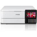 Epson EcoTank L8160 3 in 1 A4 Photo Printer, with 6 Color Claria ET Ink, Up to 16ppm Print Speed, 5760x1440 DPI Resolution, Double-sided Printing, Wi-Fi, Ethernet & AirPrint, USB Host, White | L8160