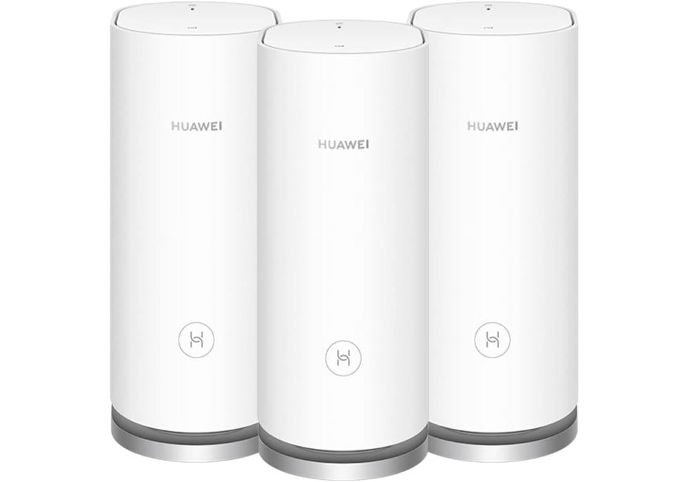 Huawei Mesh 3 (3 Pack) Whole Home Mesh System Wi-Fi AX3000 - Seamless & Speedy, Up to 3000Mbps, Connect 250+ Devices, Ultra-Fast Connection in Med-Large Homes – Pack of 3