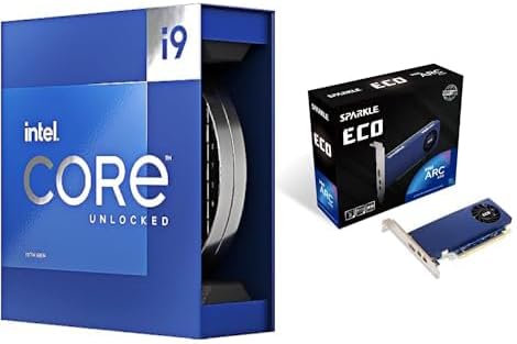 Core i9-13900K Desktop Processor + Sparkle Intel Arc A310 Graphics Card