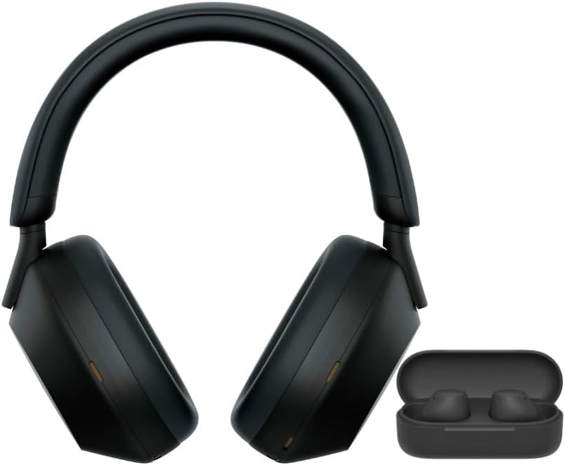 WH-1000XM5 Wireless Noise CANCELING Over-Ear Headphones with Sony Truly Wireless E