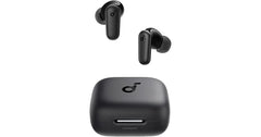 Soundcore by Anker R50i NC Wireless Bluetooth Earphones, Powerful and Smart Noise Cancelling, Powerful Bass, 45 Hours Playtime, 2-in-1 Case and Phone Stand, IP54, Bluetooth 5.4, Black