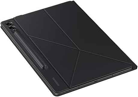 Galaxy Tab S10+ | S9+ | S9FE+ Smart Book Cover, Tablet Protector Case, Landscape and Portrait Stand Options, Detachable Magnetic Back, Auto Screen On/Off, US Version, Black