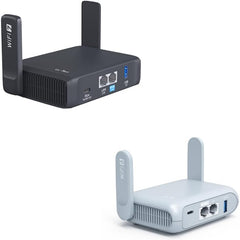 GL-BE3600 (Slate 7) Portable Travel Router & GL.iNet GL-MT3000 (Beryl AX) Pocket-Sized Wi-Fi 6 Wireless Travel Gigabit Router