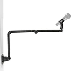 Wave 3 Wall Mount Stand,Microphone Folding Ceiling Rotating Holder Compatible with Elgato Wave 3 1 Microphone, Facecam Webcam, Key Light - 1/4-20 Thread