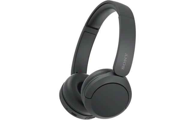 Sony WH-CH520 Wireless Headphones Bluetooth On-Ear Headset with Microphone and up to 50 Hours Battery Life with Quick Charging - Black