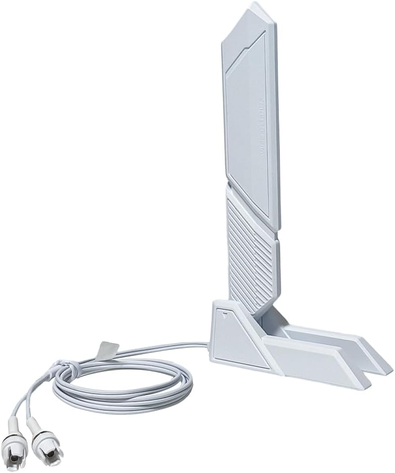 WiFi 7 WiFi Antenna 2.4G 5G 6G Dual Band Magnetic Base WiFi 6E WIFI7 for ASUS ROG Strix B850-A B850-E B850-F B850-I TUF Gaming B850-PLUS Prime B650-PLUS PC Desktop Computer Wi-Fi 7 Motherboard White