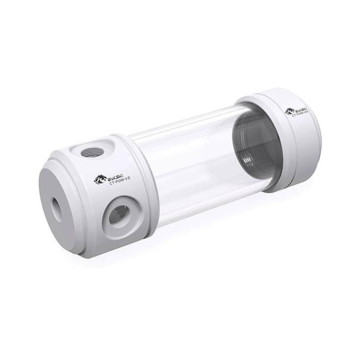Bykski 50mm Cylindrical Reservoir - White POM - 260mm Total Length (CT-POM-V2) | CT-POM-V2 | - CompuMe