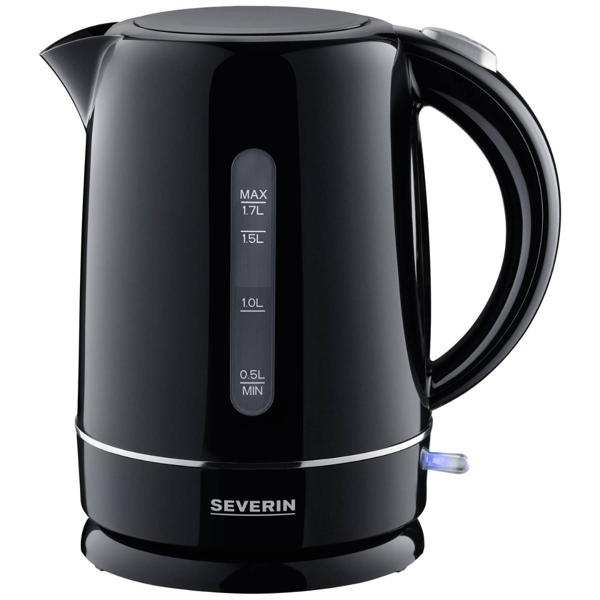 WK 4322 Severin Water Heater, Black, 1.7 Liter, 2200 Watt