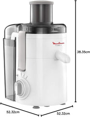 Moulinex Frutelia Juicer, 400Watts, White - JU350B39