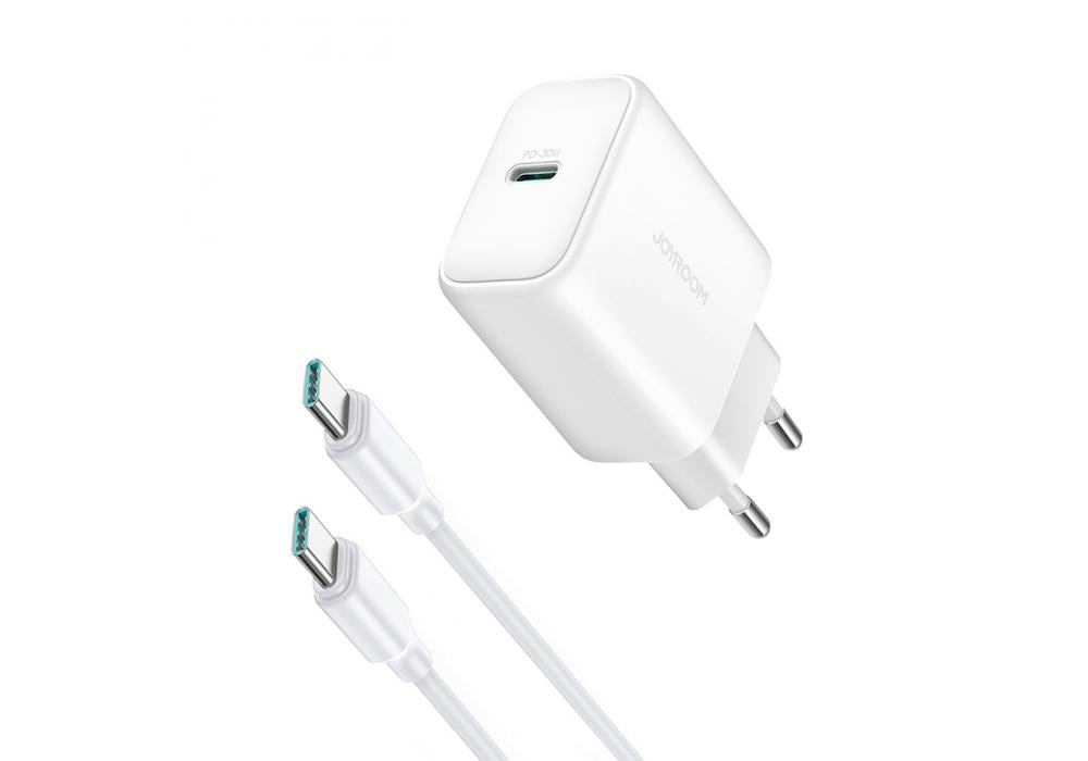 JOYROOM JR-TCF24 Fast & Reliable 30W Charging for All Your Devices With 1m USB-C to USB-C Cable, PD & QC3.0 Protocol Support - 18 Months Warranty