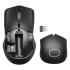 Cooler Master MM311 Wireless (2.4GHz) Gaming Mouse, Lightweight 77g w/ AA battery included, 10K DPI Optical Sensor - Matte Black