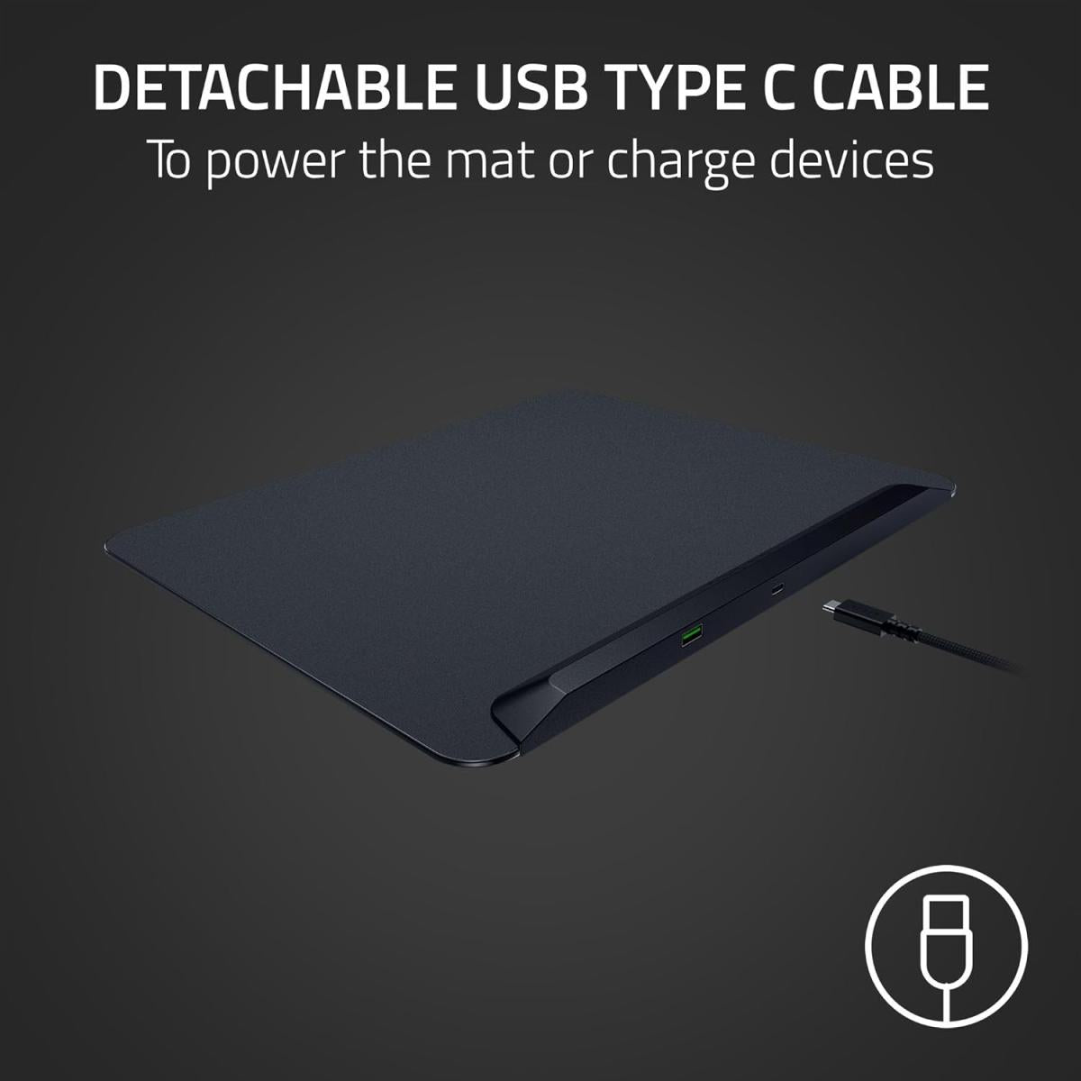 Razer Firefly V2 Pro Fully Illuminated Rgb Gaming Mouse Mat Backlit Design 15 Zone Chroma Lighting Usb 2.0 Port Detachable Usb Type C Cable Micro Textured Surface Anti Slip Base Razer Firefly V2 Pro Fully Illuminated Rgb Gaming Mouse Mat Backlit Design 15 Zone Chroma Lighting Usb 2.0 Port Detachable Usb Type C Cable Micro Textured Surface Anti Slip Base