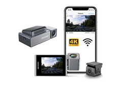 Hikvision AE-DC8222-C8 PRO (4K) - Dual-Channel Dash Camera, 4K Front + 1080P Rear, GPS, Wi-Fi, ADAS, Speech Recognition