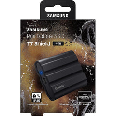 Samsung T7 4t Shield Portable Ssd Usb 3.2 Ip65 Rating For Water & Dust Resistance For Pc / Mac / Android / Gaming Consoles