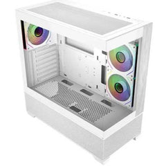 Cooler Master ARGB PC case for desktop computer builds and component installation