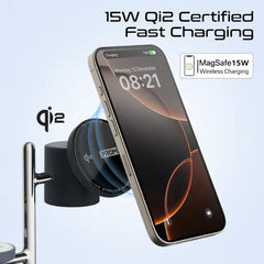 Promate Synergy-3.Black, Wireless Charging Station