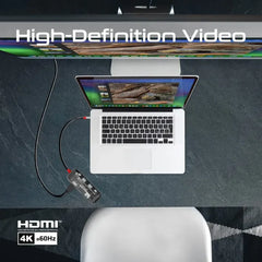 Promate Transhub-Mini, USB-C Hub 8-in-1