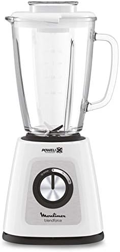 Moulinex Blend force Glass Blender, 1.75Lit, 700Watts, White - LM435127